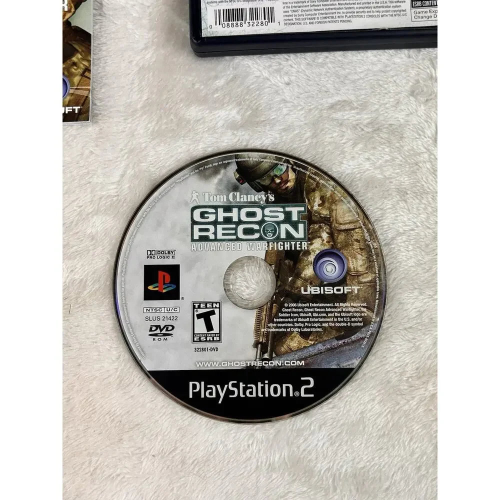 Ghost Recon Advanced Warfighter - Sony Playstation 2 PS2 Pristine CIB Complete